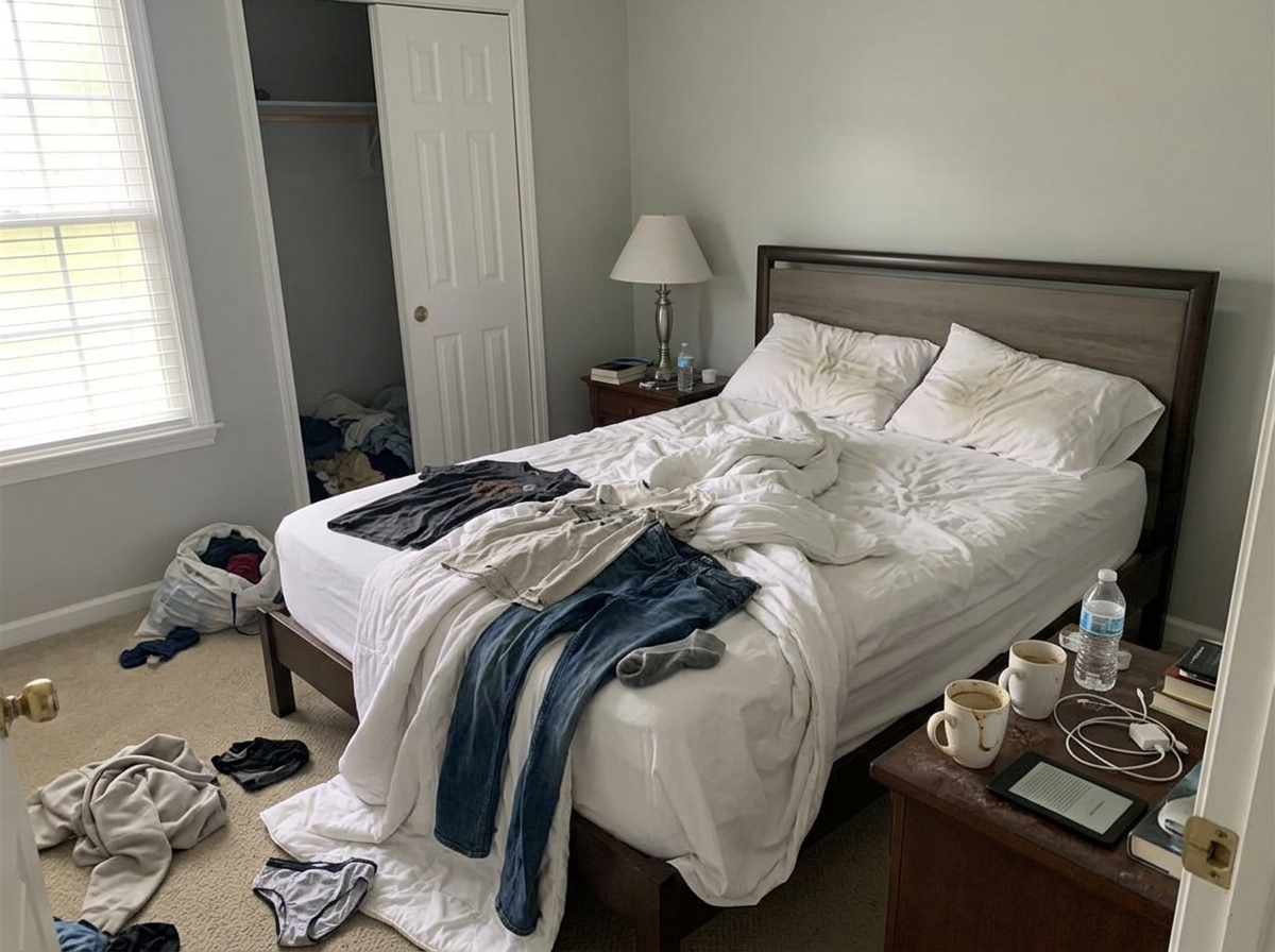 Bedroom Makeover — before