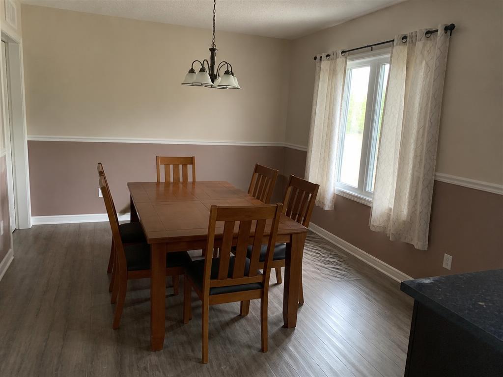 Polished dining room with elegant place setting