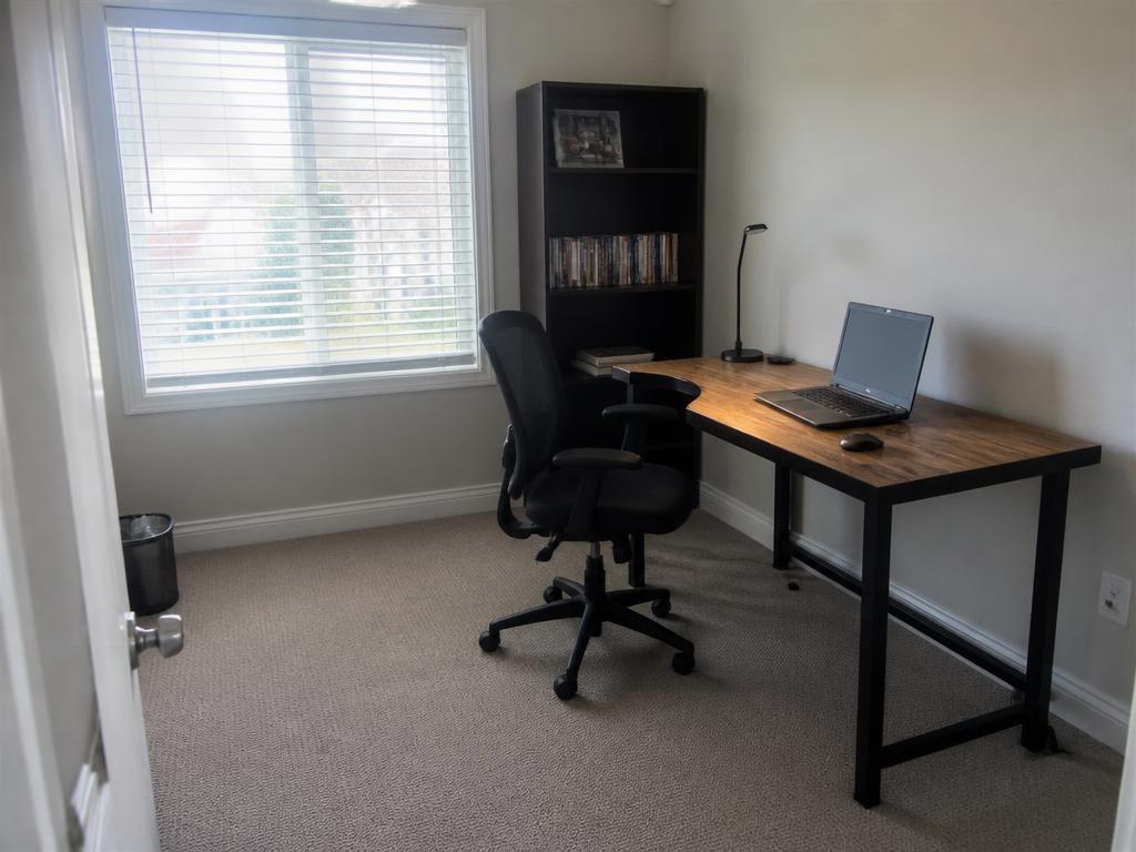 Freshly cleaned modern home office